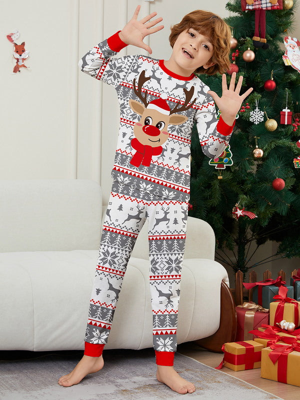 Matching Merry Christmas Santa Print Cozy and Festive Christmas Pajamas for the Whole Family
