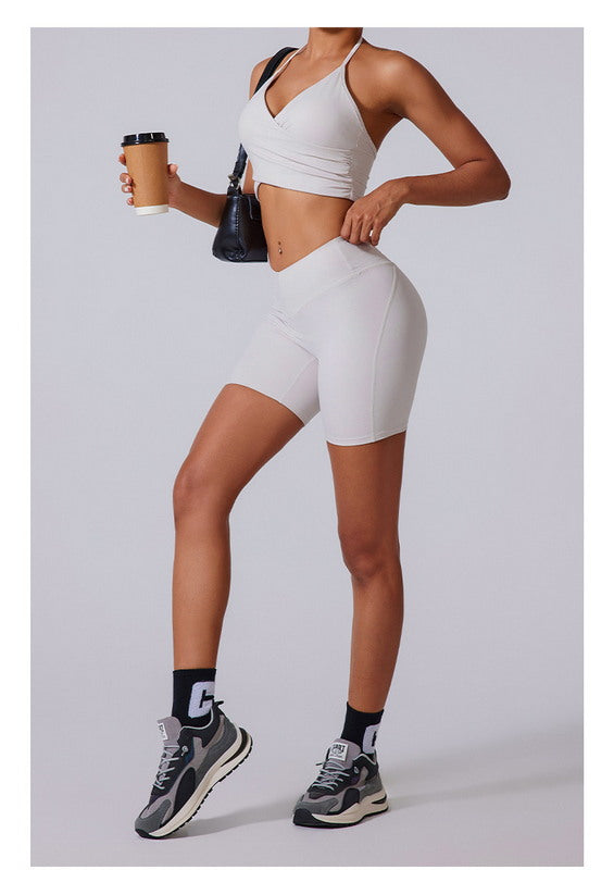 Halter Wrap Sports Top