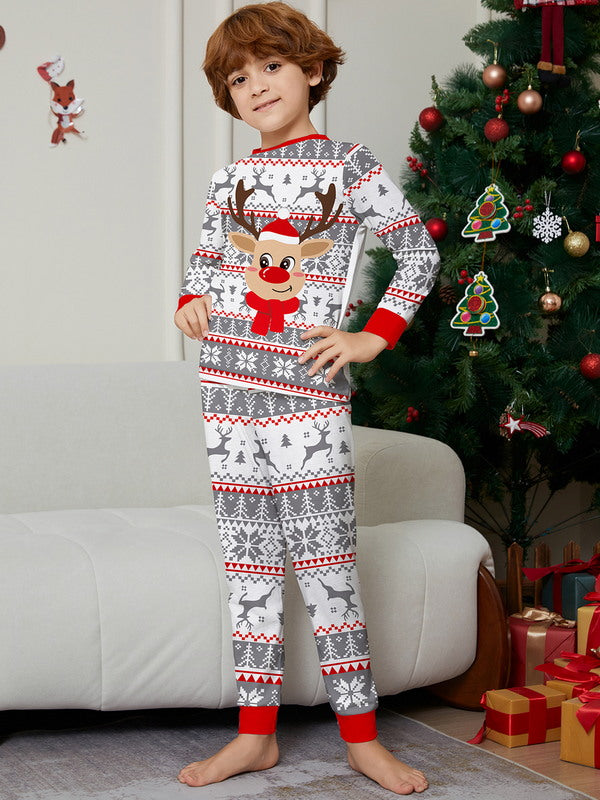 Matching Merry Christmas Santa Print Cozy and Festive Christmas Pajamas for the Whole Family