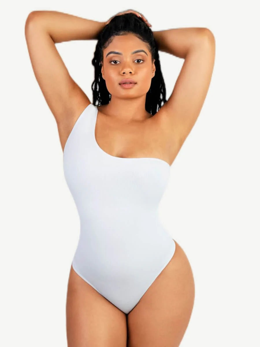 Modern Active Seamless One-Shoulder Body Bodysuit with Waist Sculpting and Tummy Control