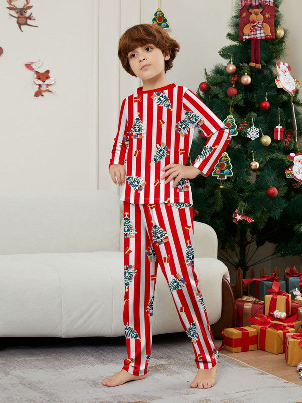 Matching Merry Christmas Tree Print Cozy and Festive Christmas Pajamas for the Whole Family