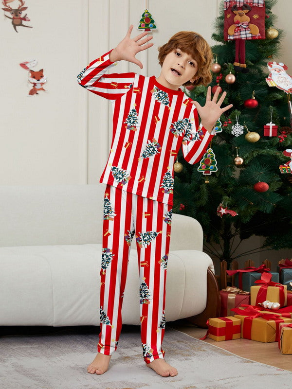 Matching Merry Christmas Tree Print Cozy and Festive Christmas Pajamas for the Whole Family