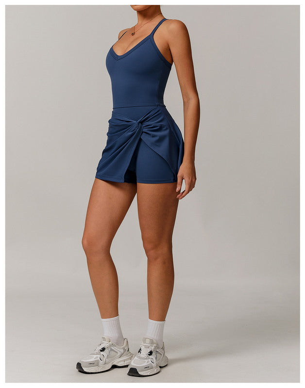 PowerPlay Skirted Romper