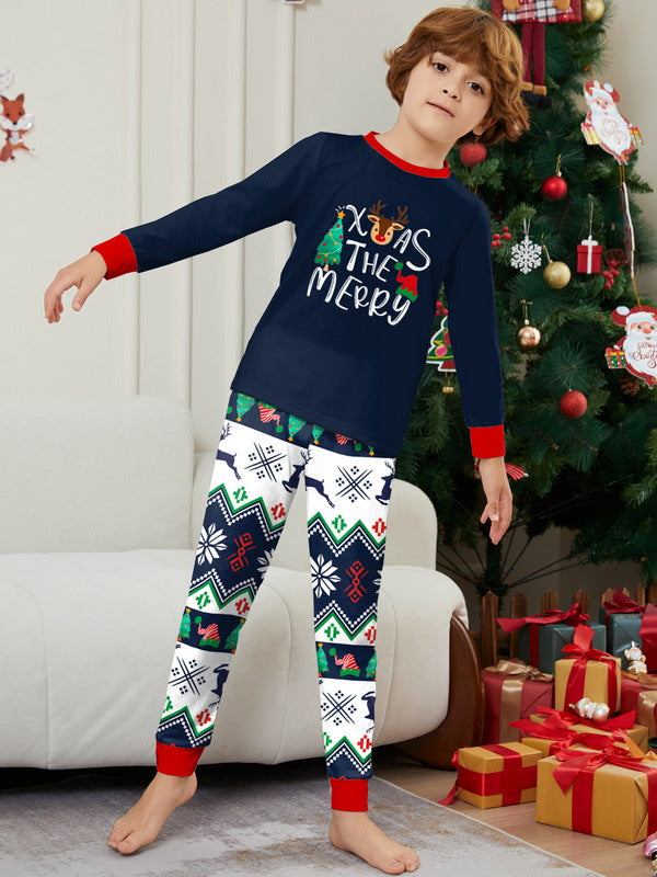 Matching Merry Christmas Trees Print Cozy and Festive Christmas Pajamas for the Whole Family