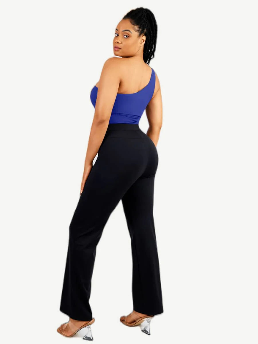 Modern Active Seamless One-Shoulder Body Bodysuit with Waist Sculpting and Tummy Control