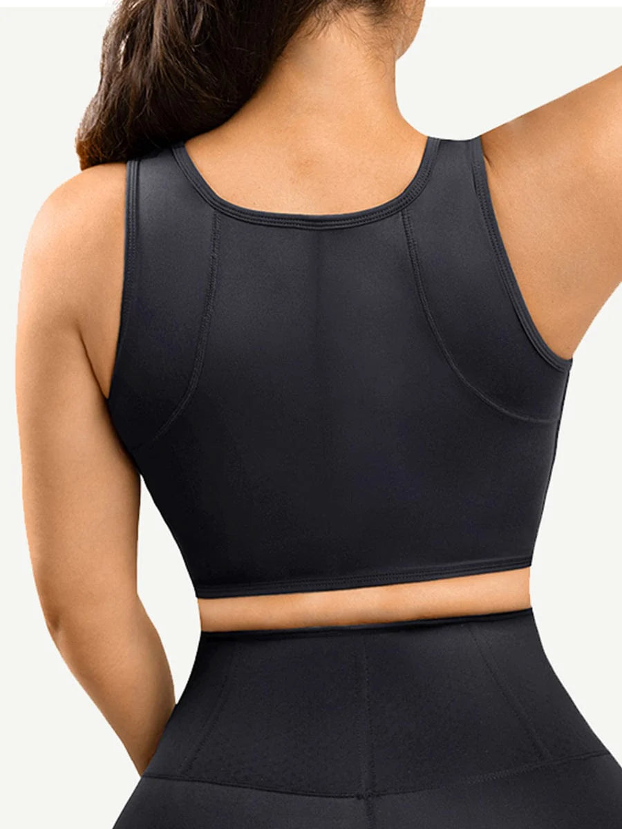 SculptFit Latex Compression Crop Top