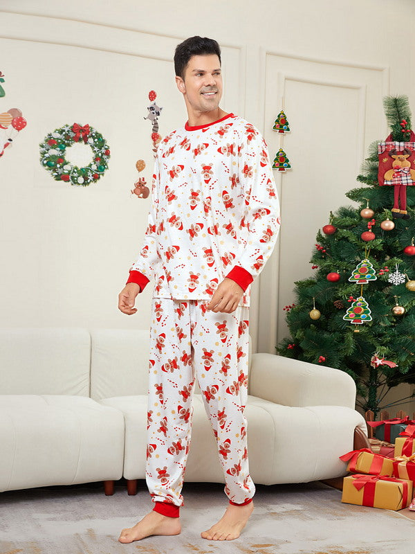 Matching Merry Christmas Gingerbread Print Cozy and Festive Christmas Pajamas for the Whole Family