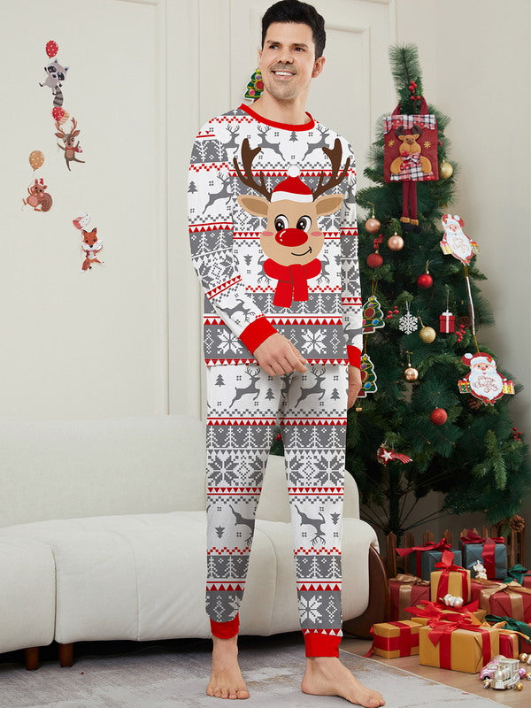 Matching Merry Christmas Santa Print Cozy and Festive Christmas Pajamas for the Whole Family