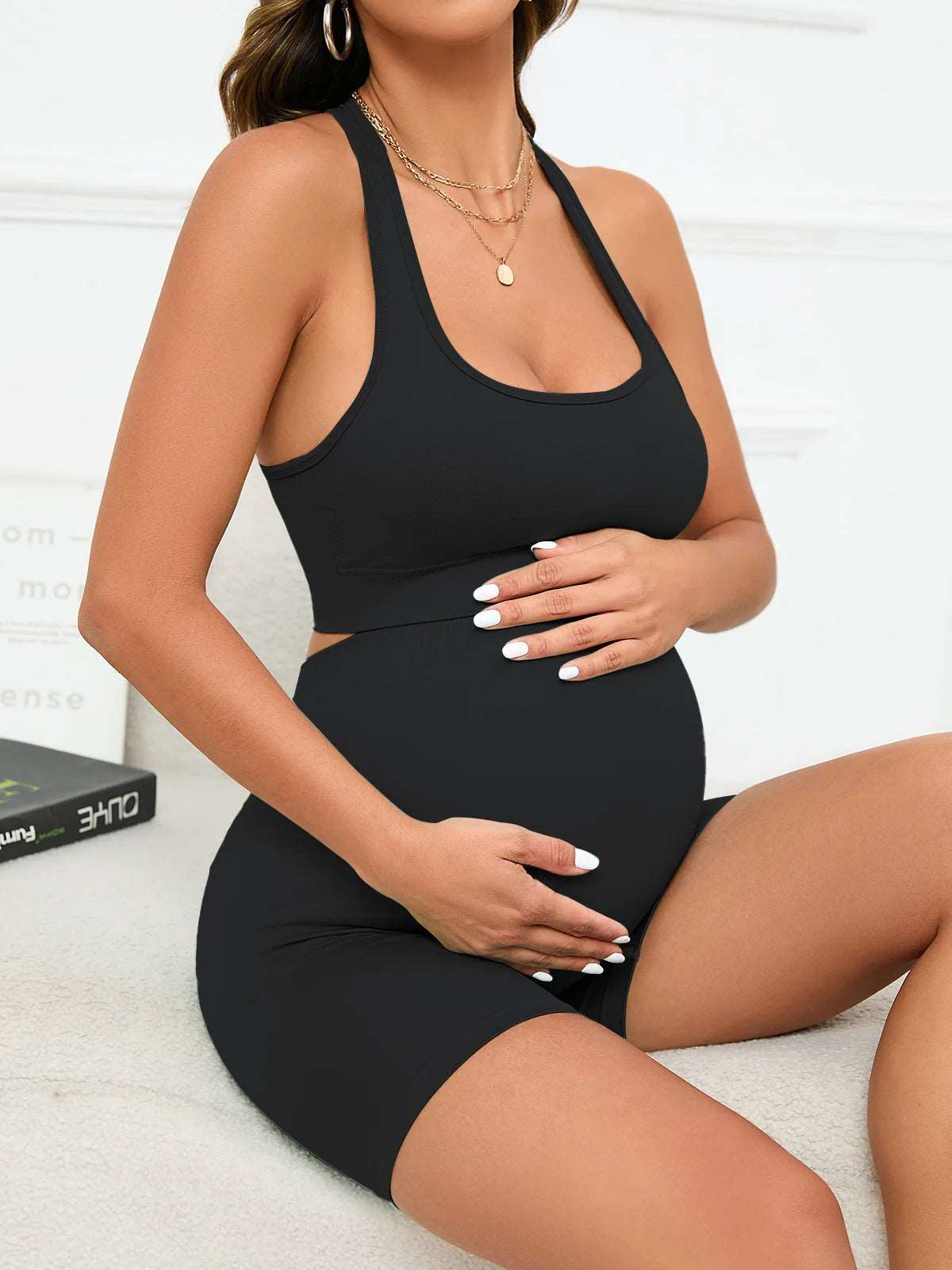 ActiveBump  Maternity Sports Bra and Shorts Set