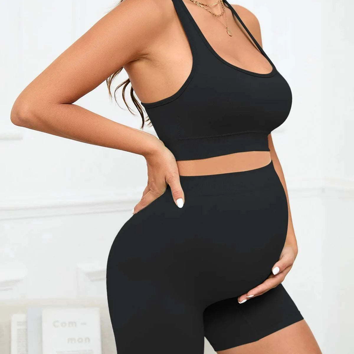 ActiveBump  Maternity Sports Bra and Shorts Set