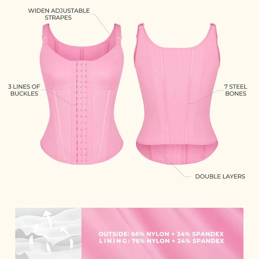 Adjustable Chest & Back Support Waist Trainer Vest