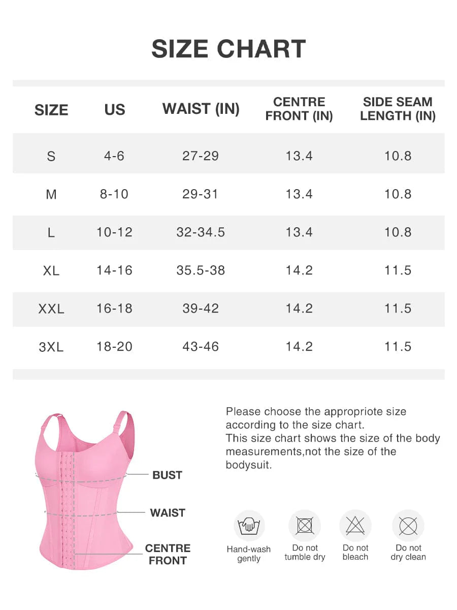 Adjustable Chest & Back Support Waist Trainer Vest