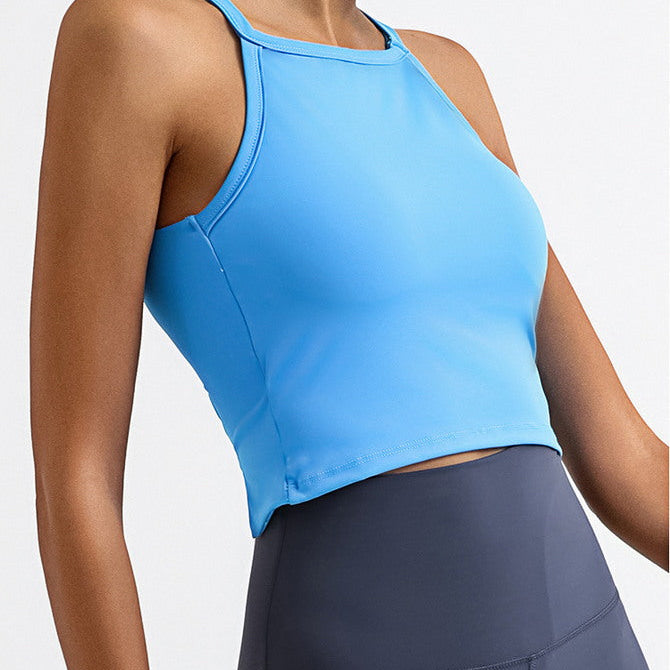 Strappy Open-Back Crop Tank