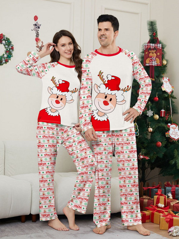 Matching Merry Christmas Santa Print Cozy and Festive Christmas Pajamas for the Whole Family