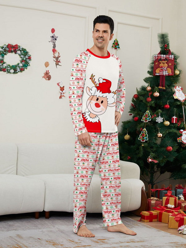 Matching Merry Christmas Santa Print Cozy and Festive Christmas Pajamas for the Whole Family