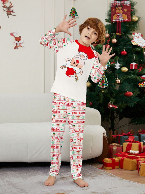 Matching Merry Christmas Santa Print Cozy and Festive Christmas Pajamas for the Whole Family