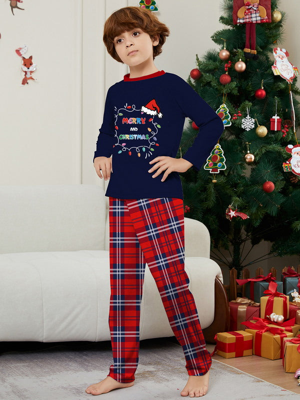 Matching Merry Christmas Santa Print Cozy and Festive Christmas Pajamas for the Whole Family