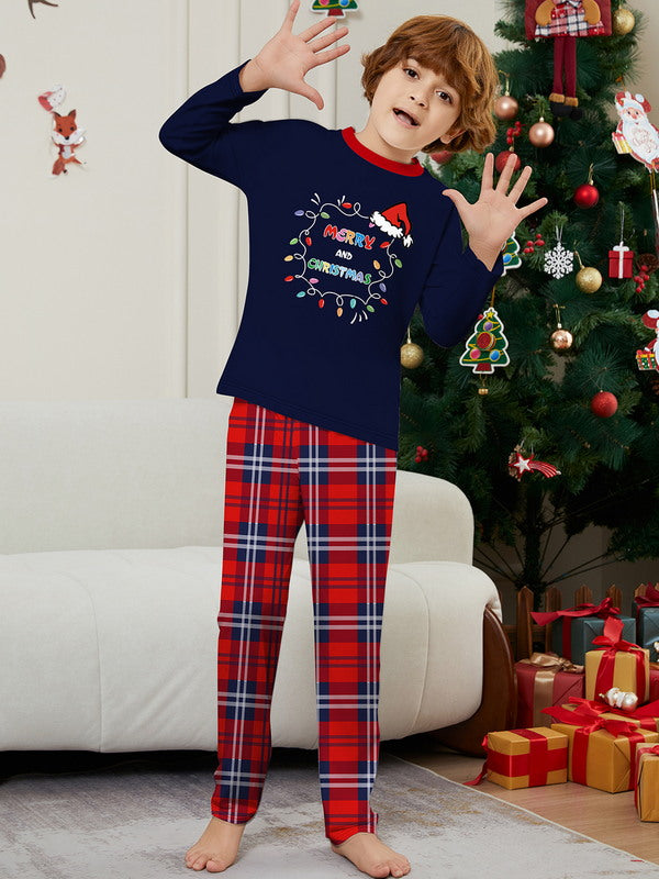 Matching Merry Christmas Santa Print Cozy and Festive Christmas Pajamas for the Whole Family