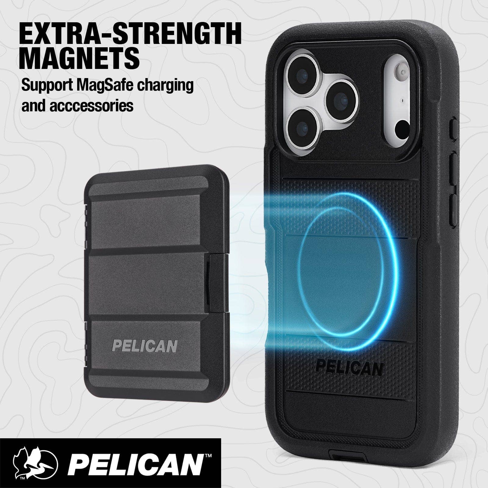 Pelican Voyager Black MagSafe - iPhone 17 Pro: Black