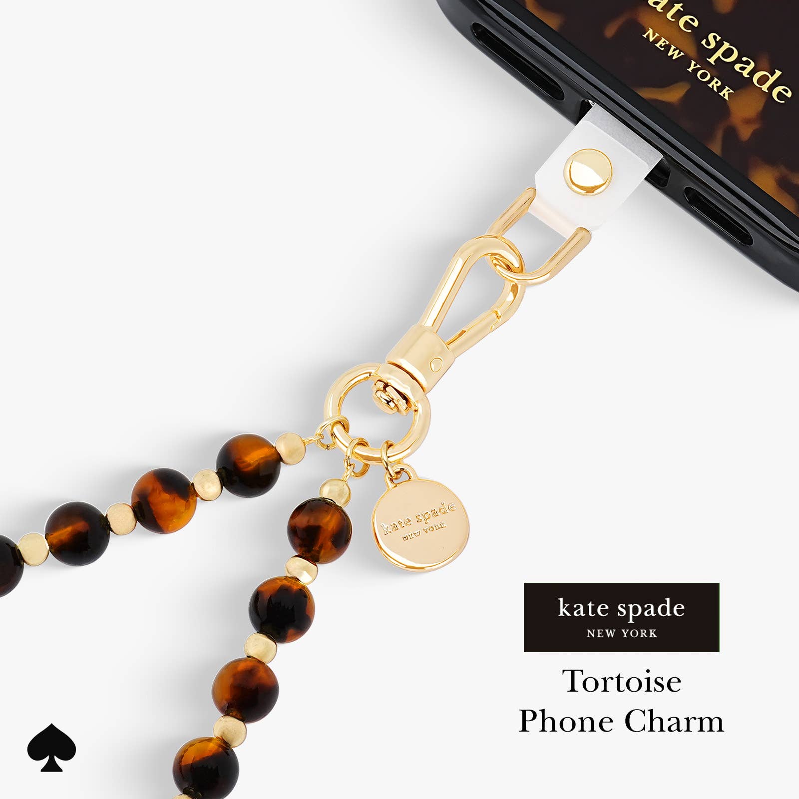 Kate spade new york Tortoise Phone Charm