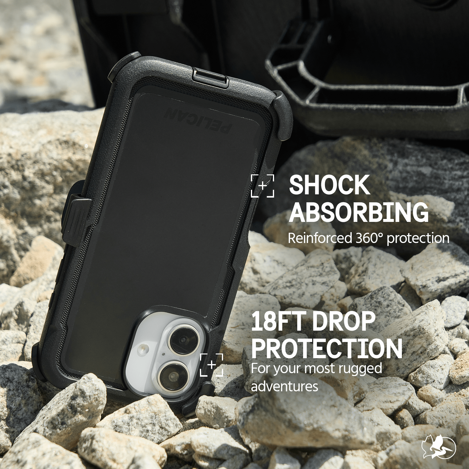 Pelican Voyager Black MagSafe - iPhone 16: Black