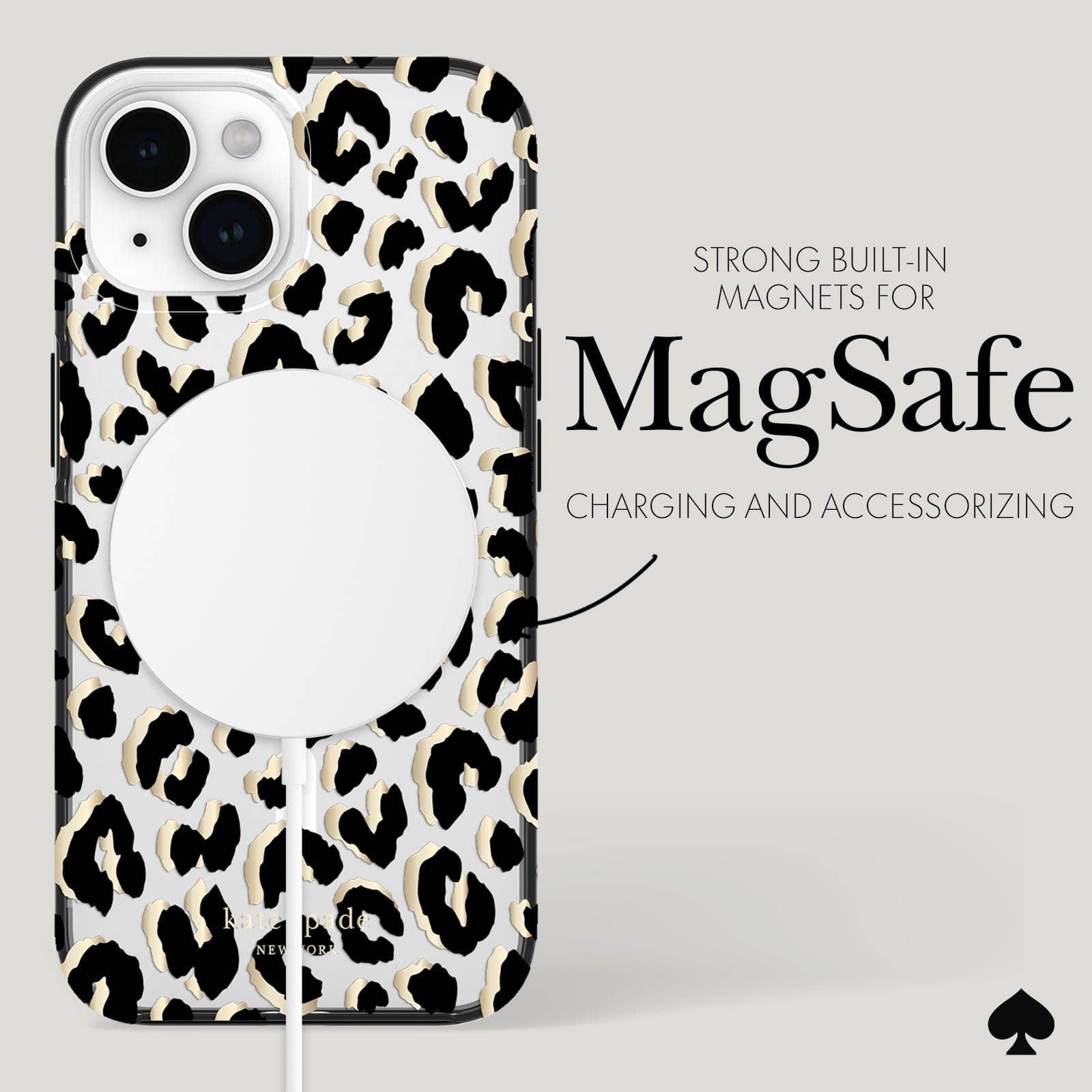 Kate spade new york iPhone 15 / 14 / 13 City Leopard MagSafe: City Leopard