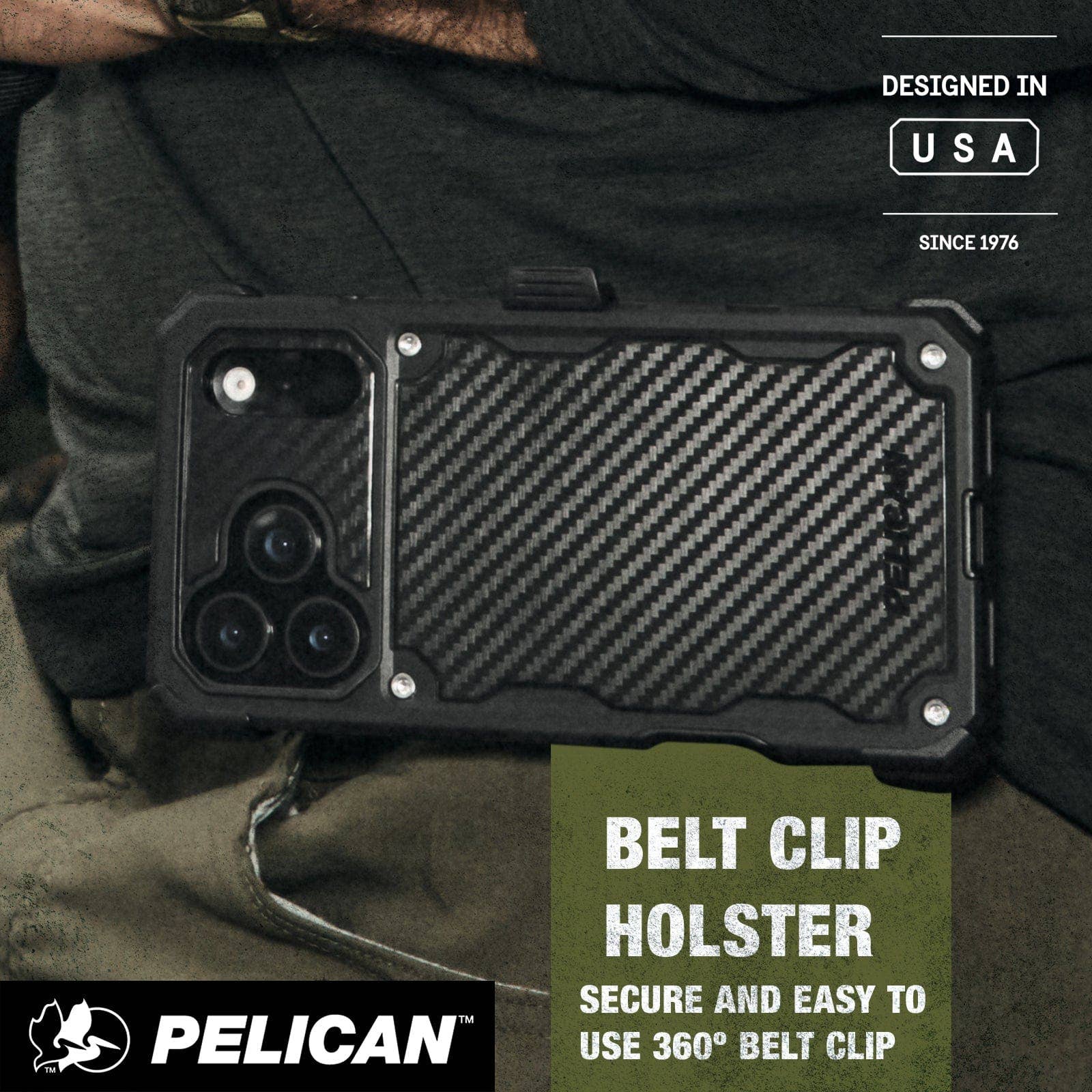 Pelican Shield Carbon Fiber MagSafe - iPhone 17 Pro: Carbon