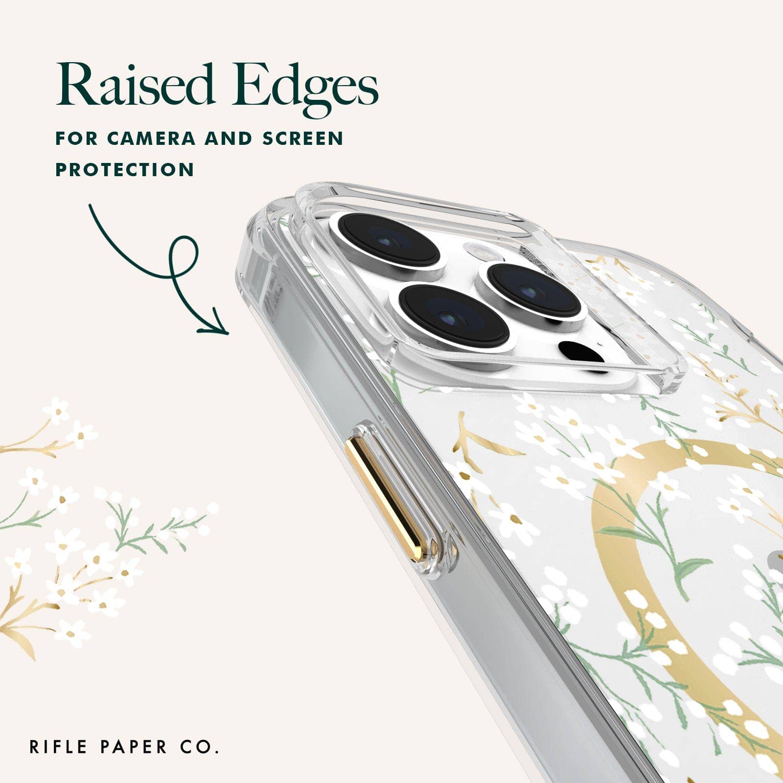 Rifle Paper Co. Petite Fleurs MagSafe - iPhone 15 Pro Max: Petite Fleurs