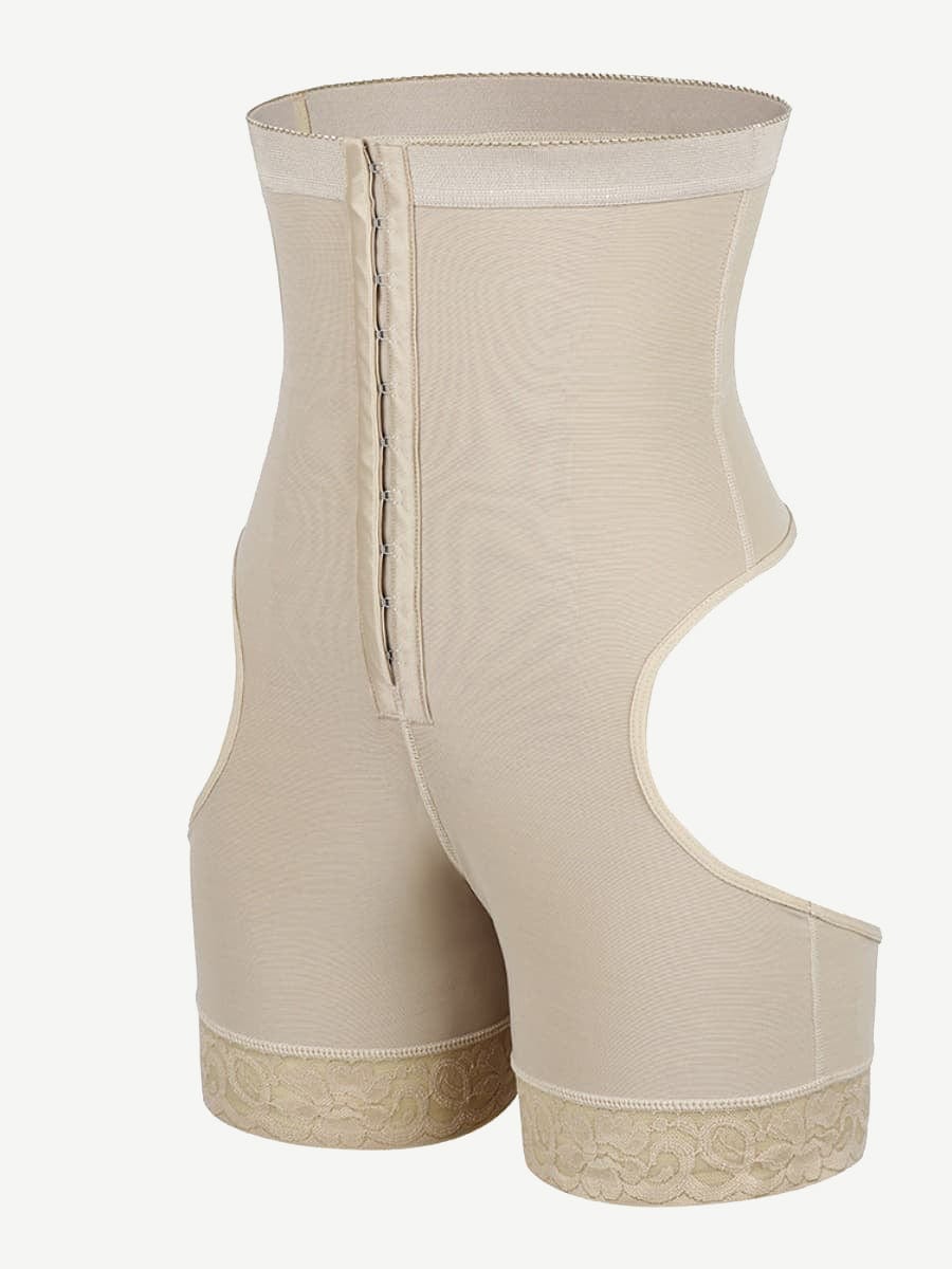 Flawlessly High Waist Open Butt Shapewear Shorts Stretchy-Modern Active