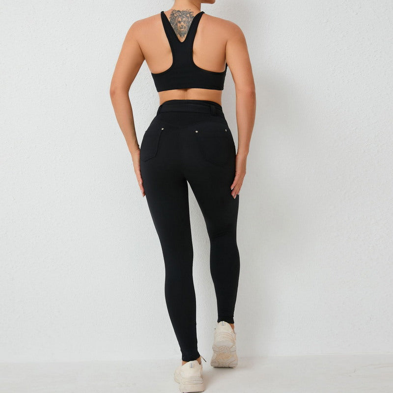 Modern Active Seamless 2-Piece Leggings  Activewear Set