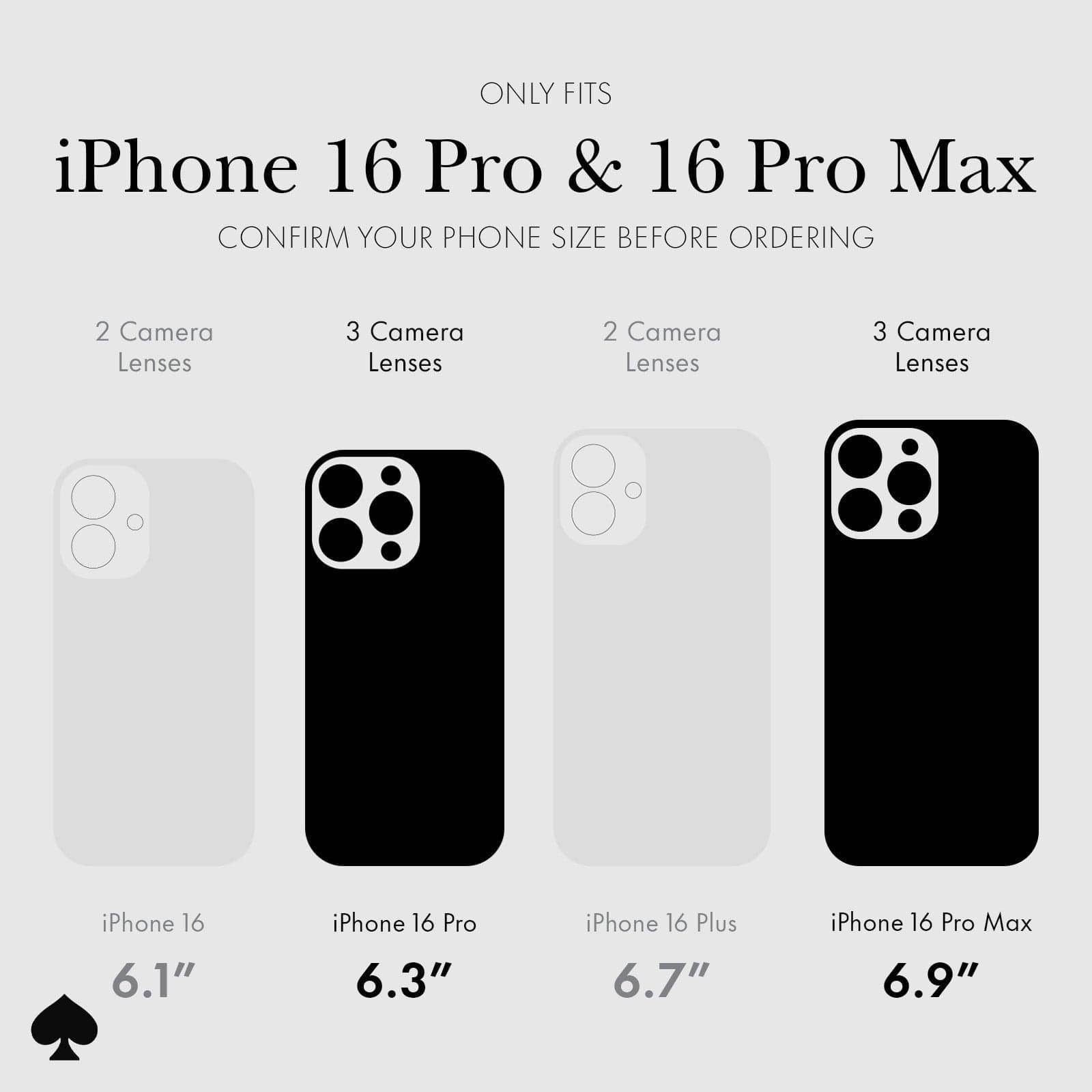 Kate spade new york iPhone 16 Pro/Pro Max Lens Set in Stone: Set In Stone