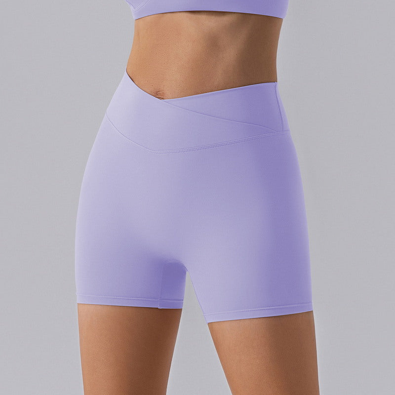 High-Waisted V-Waistband Shorts