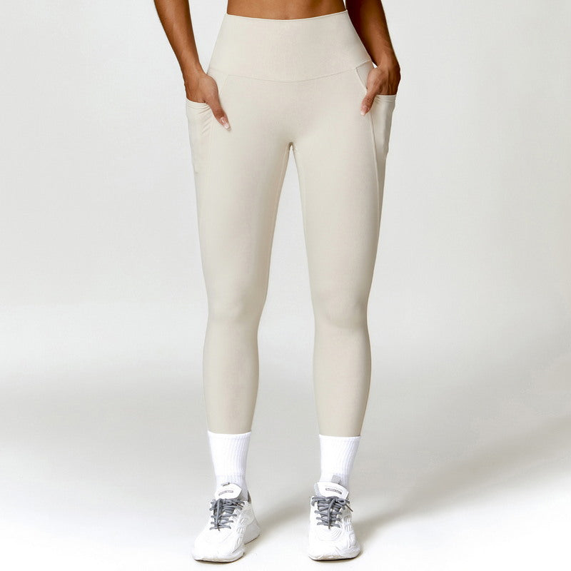 Modern Active Seamless 2-Piece Leggings  with Pockets Activewear Set