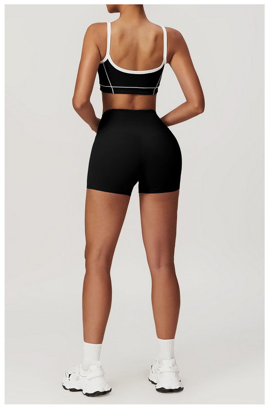 2-Piece Sports Top and Shorts Set