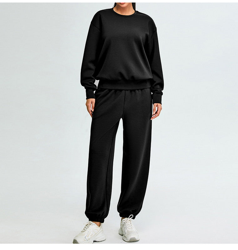 Crewneck Sweater and Jogger Sportswear Set