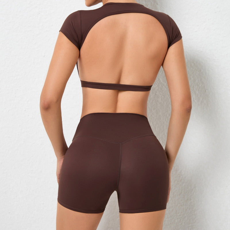 Modern Active Seamless 2-Piece Shorts  Activewear Set