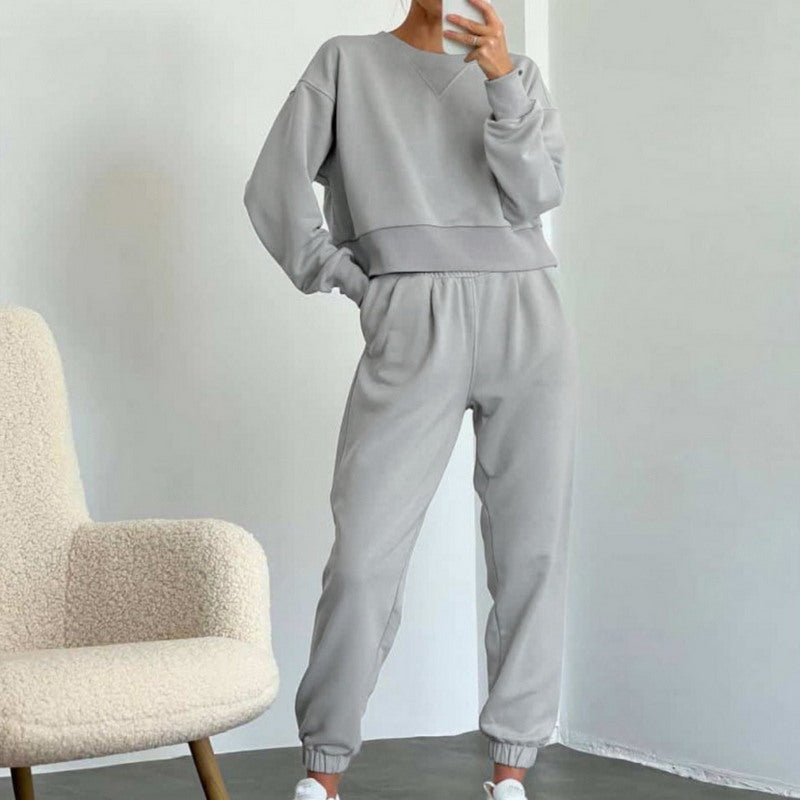 2-Piece Fleece Sweatshirt Set