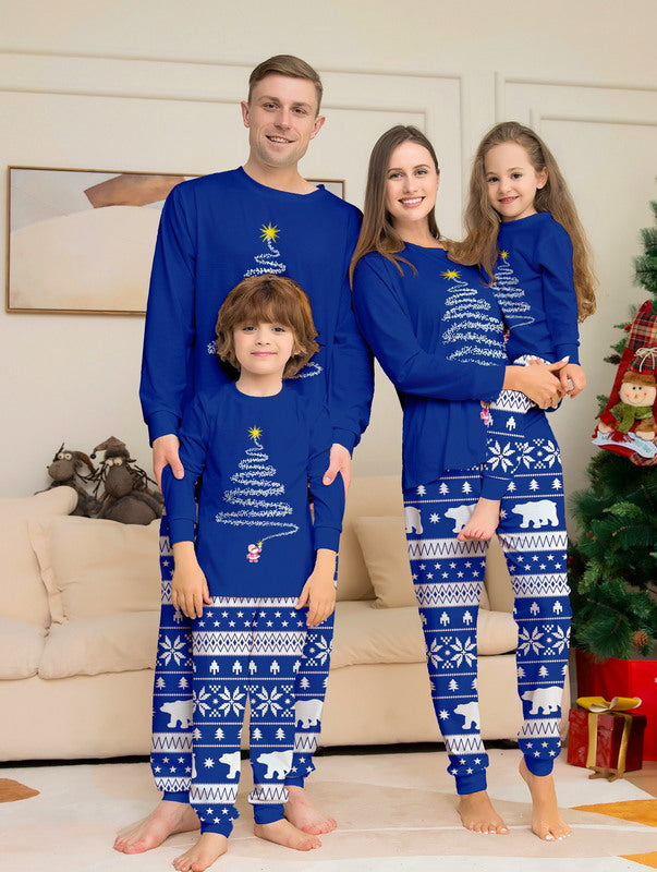 Matching Merry Christmas Tree Print Cozy and Festive Christmas Pajamas for the Whole Family