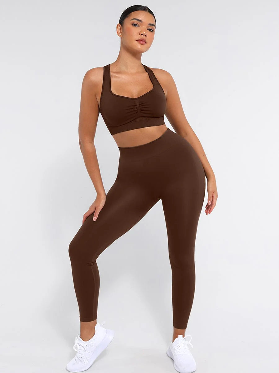 Seamless High-Waisted Leg Shaping Slimming Yoga Legging