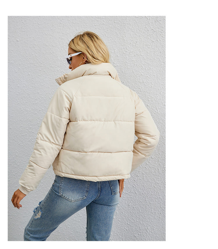 Winter Warm Down Jacket - Thickened Casual Zipper Parka Coat