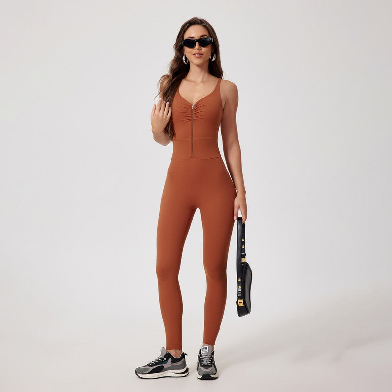 Zip Seamless Jumpsuit