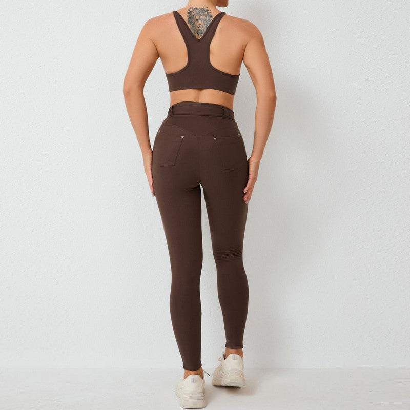 Modern Active Seamless 2-Piece Leggings  Activewear Set