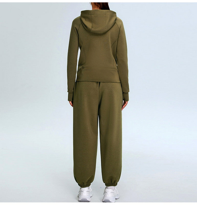 Full-Zip Hoodie and Jogger Set