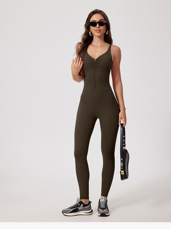 Zip Seamless Jumpsuit