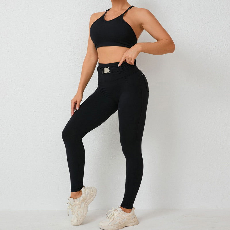 Modern Active Seamless 2-Piece Leggings  Activewear Set