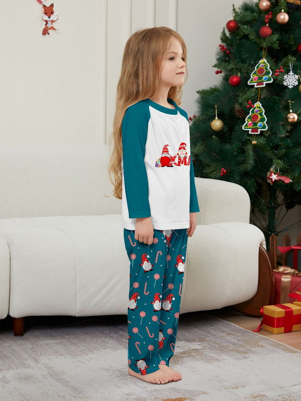 Matching Merry Christmas Gnome Print Cozy and Festive Christmas Pajamas for the Whole Family