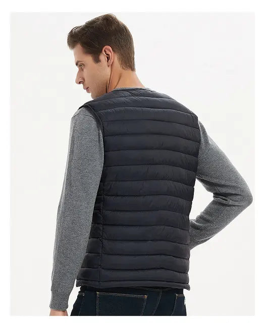 Modern Active Full Zip-Up Puffer Vest Jacket