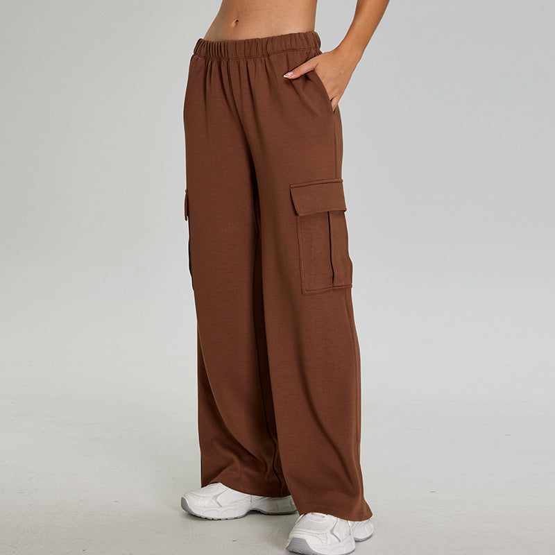 High-Waisted Cargo Pants