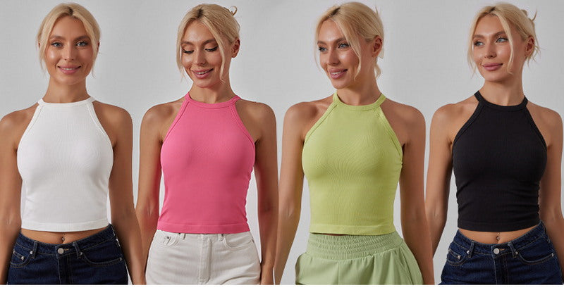 Modern Active 2-Pack Crop Tops with Built-in Bra