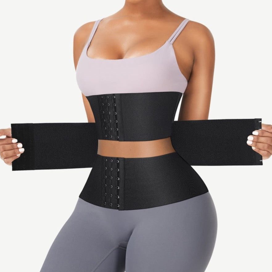 Modern Active 3-Piece Latex Abdominal Binder for Tummy Wrap